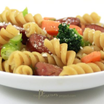 Kielbasa Rotini Supper | The Preserves Project