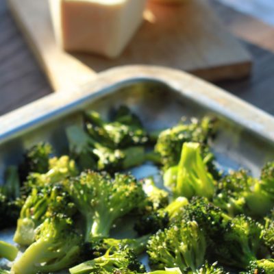 Lemon, Garlic & Parmesan Roasted Broccoli | The Preserves Project