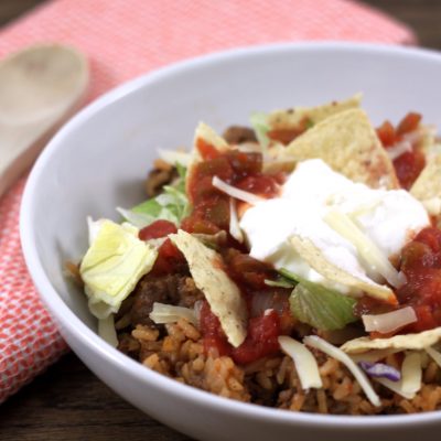 Taco Rice Bowl | The Preserves Project