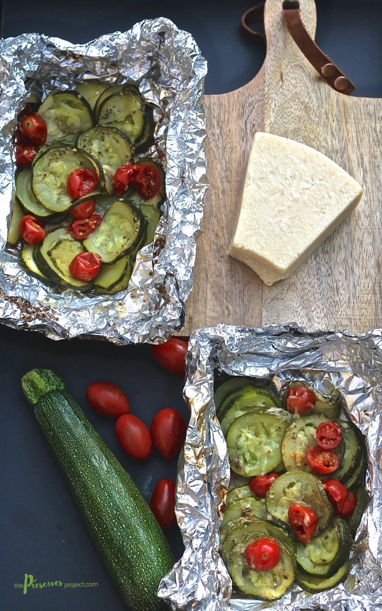 Grilled Zucchini Tomato Parmesan | The Preserves Project