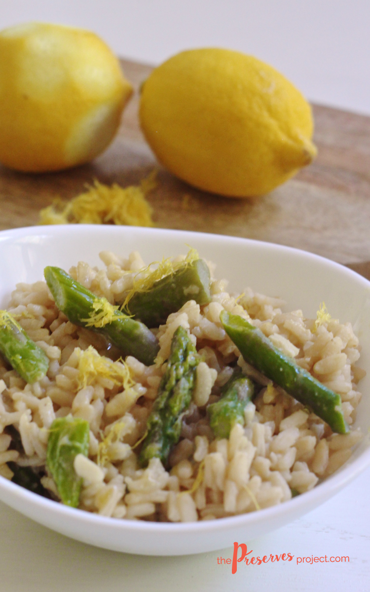 Asparagus Lemon Risotto | The Preserves Project