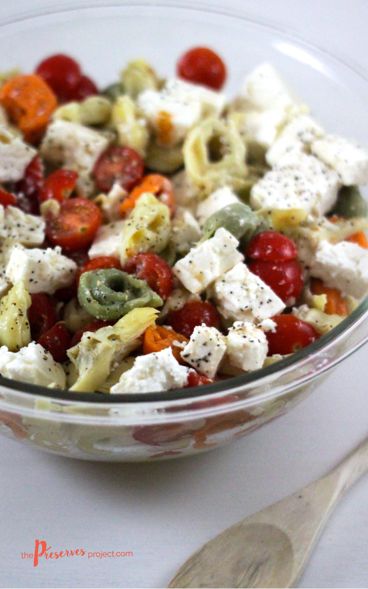 Tortellini Feta Salad | The Preserves Project