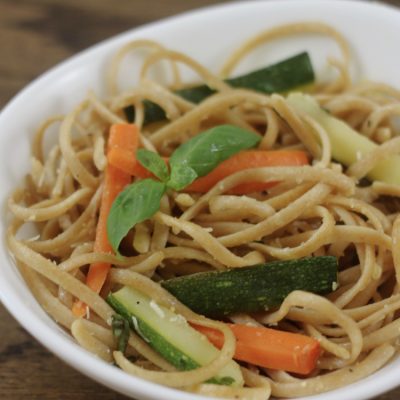 Matchstick Vegetable and Herb Linguini